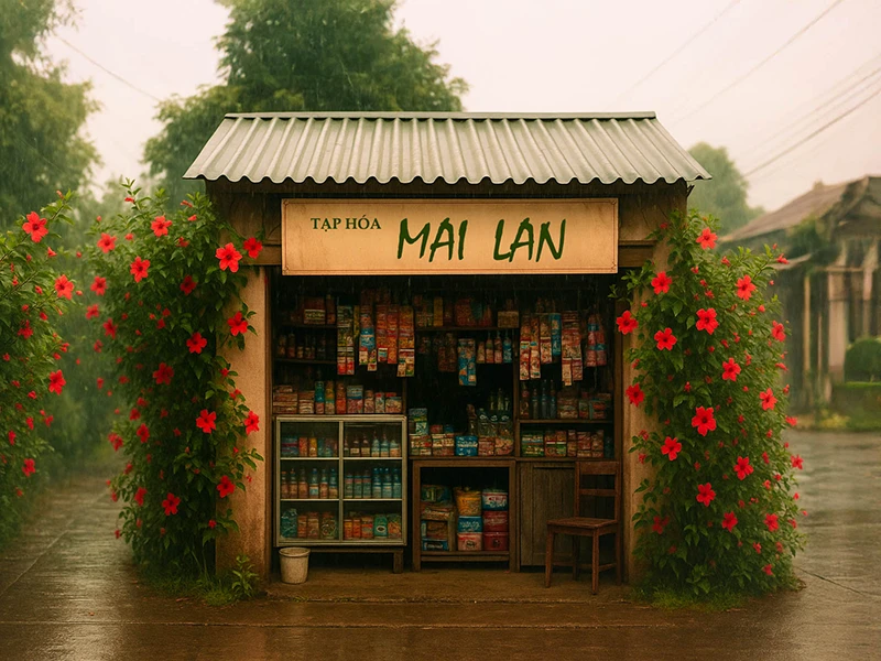 Tiệm tạp hóa tháng Ba